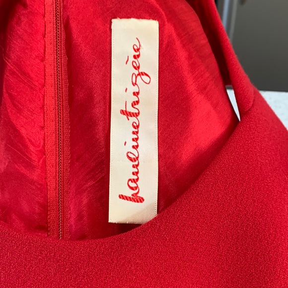 Vintage Pauline Trigere Dress - Wool Crepe - Picture 8 of 16